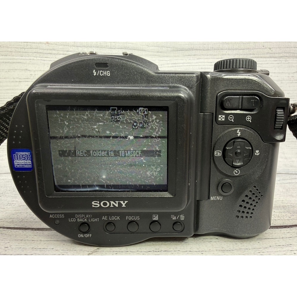 Sony CD Mavica 5MP Digital Camera w/ 3x Optical Zoom MVC-CD500 Disc Error Read‎ - Picture 8 of 11